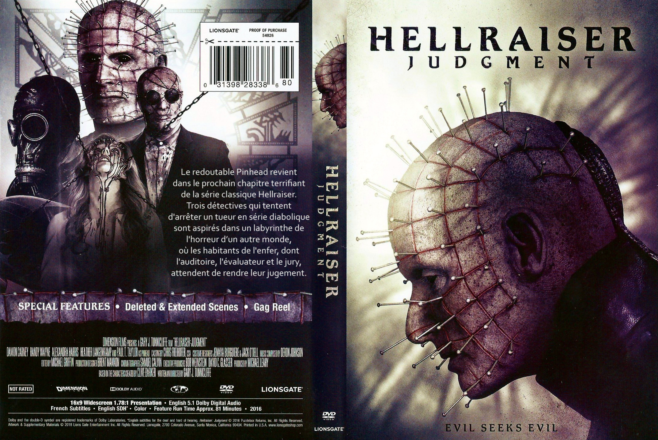 Hellraiser Judgement : Front