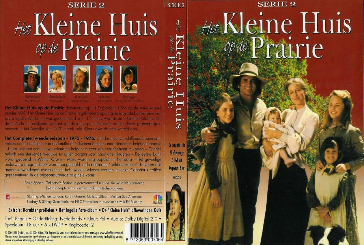 Het Kleine Huis Op De Prairie Season 2 DVD NL | DVD Covers | Cover