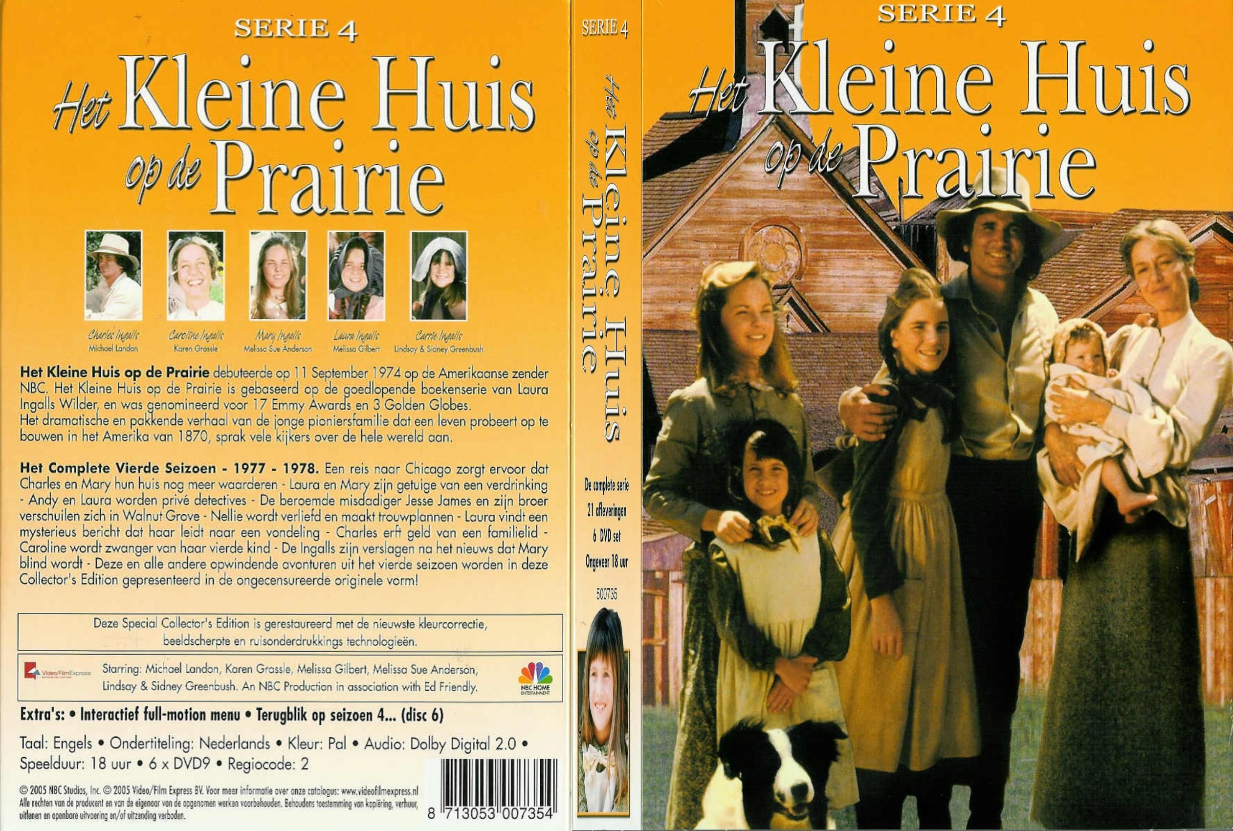 Het Kleine Huis Op De Prairie Season 4 DVD NL | DVD Covers | Cover
