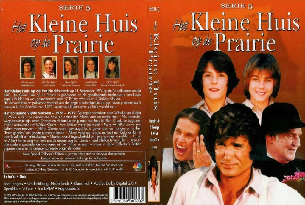 Het Kleine Huis Op De Prairie Season 5 DVD NL | DVD Covers | Cover