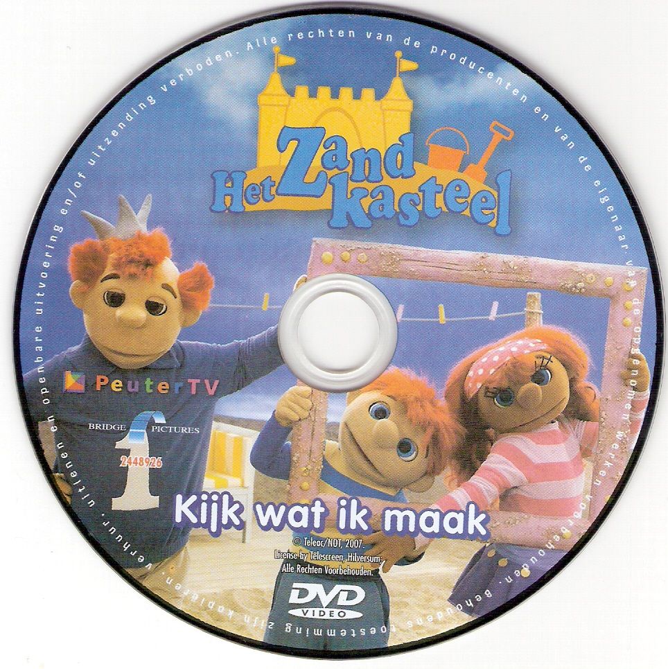 Het Zandkasteel Kijk Wat Ik Maak DVD CD