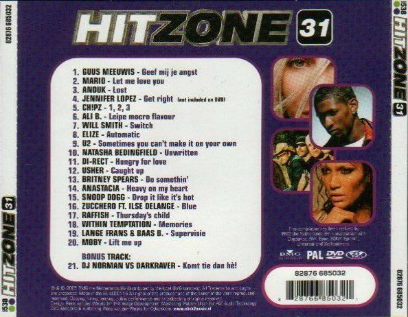 Hitzone 31 Back Misc Dvd