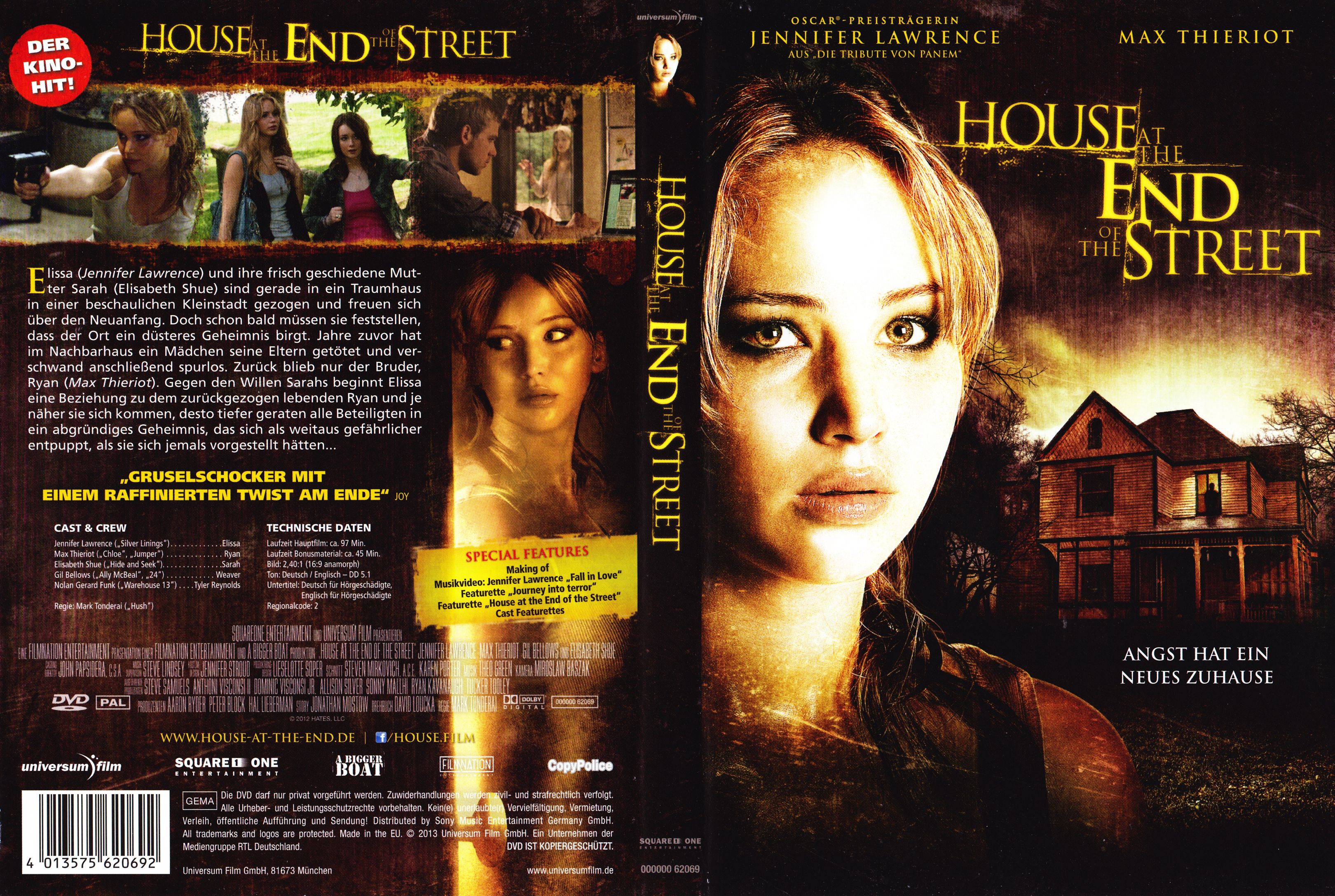House at the End of the Street | DVD Covers | Cover Century | Over 1.
