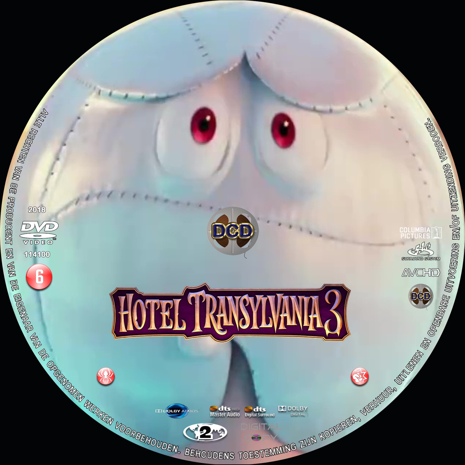 hotel transsylvanie 3 (2018) DVD Cover CD
