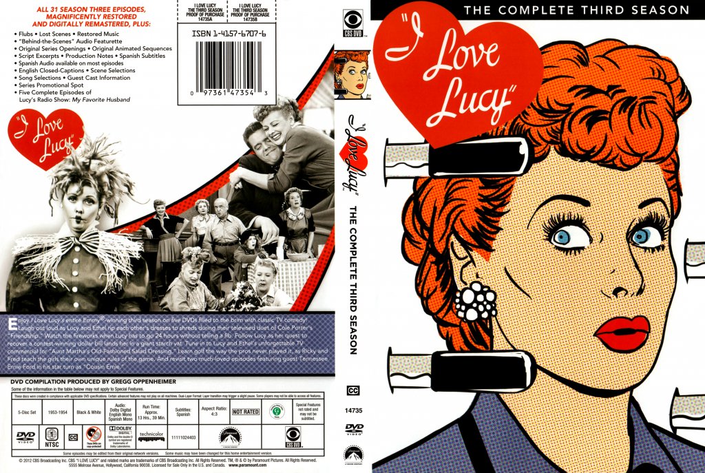 I Love Lucy  The Complete Third Season