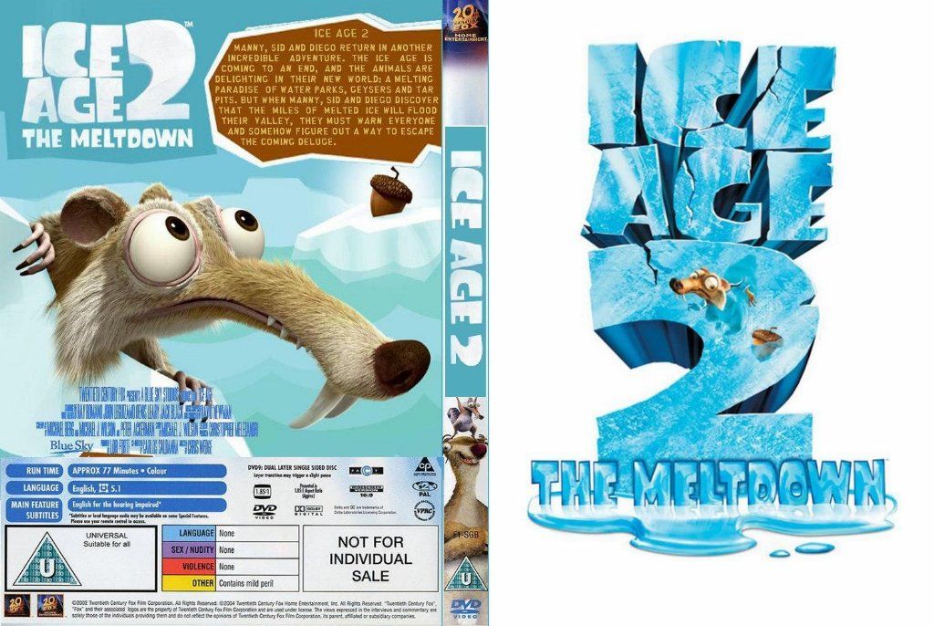 Ice Age 2 The Meltdown DVD US.