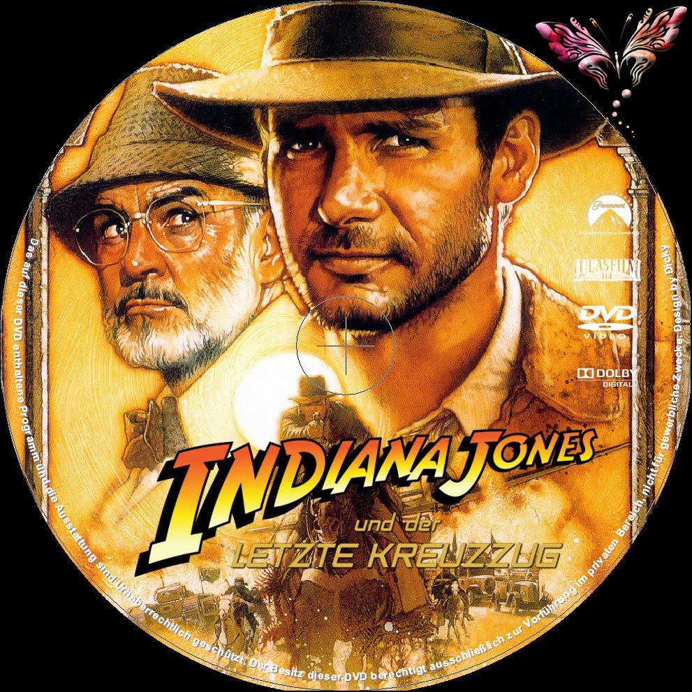 Indiana Jones 3 und der letzte Kreuzzug | DVD Covers | Cover Century ...