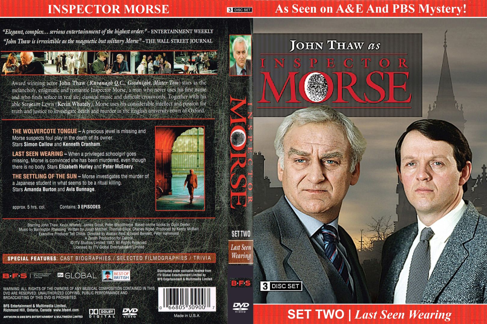 Inspector Morse Set Two.