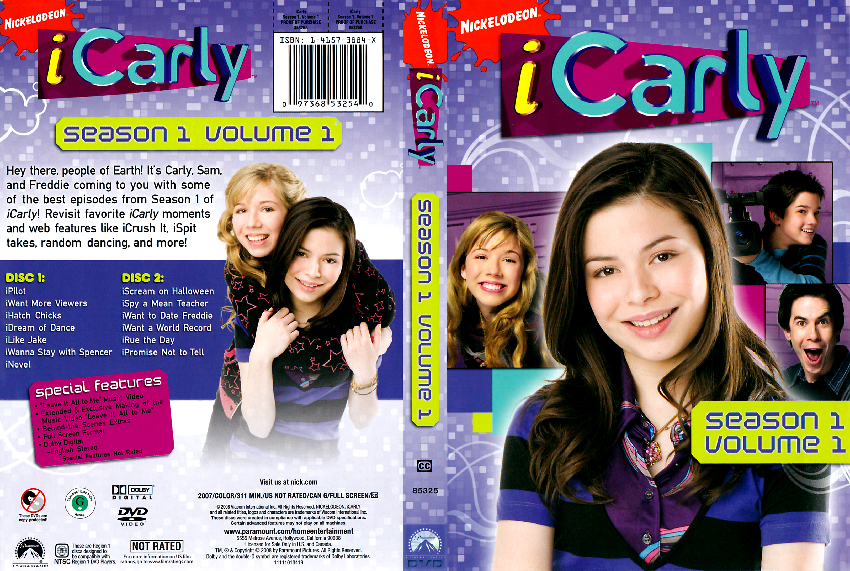 Icarly S1 Dvd Covers Cover Century Over 500 000 Album Art Covers For Free