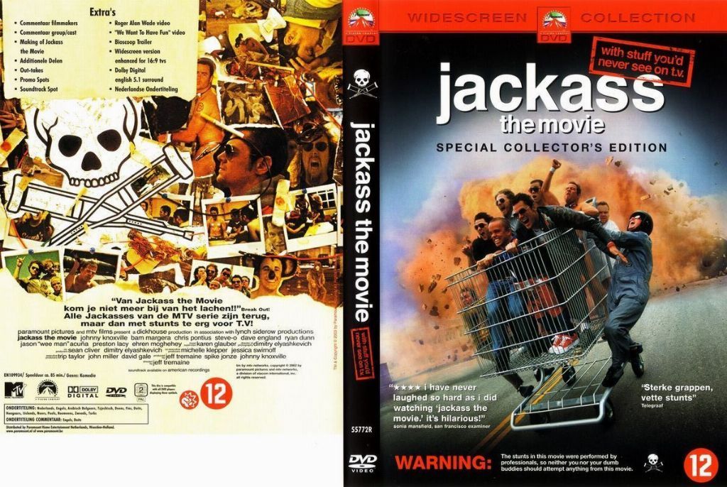 Jackass The Movie DVD NL | DVD Covers | Cover Century | Over 1.000.000  Album Art covers for free