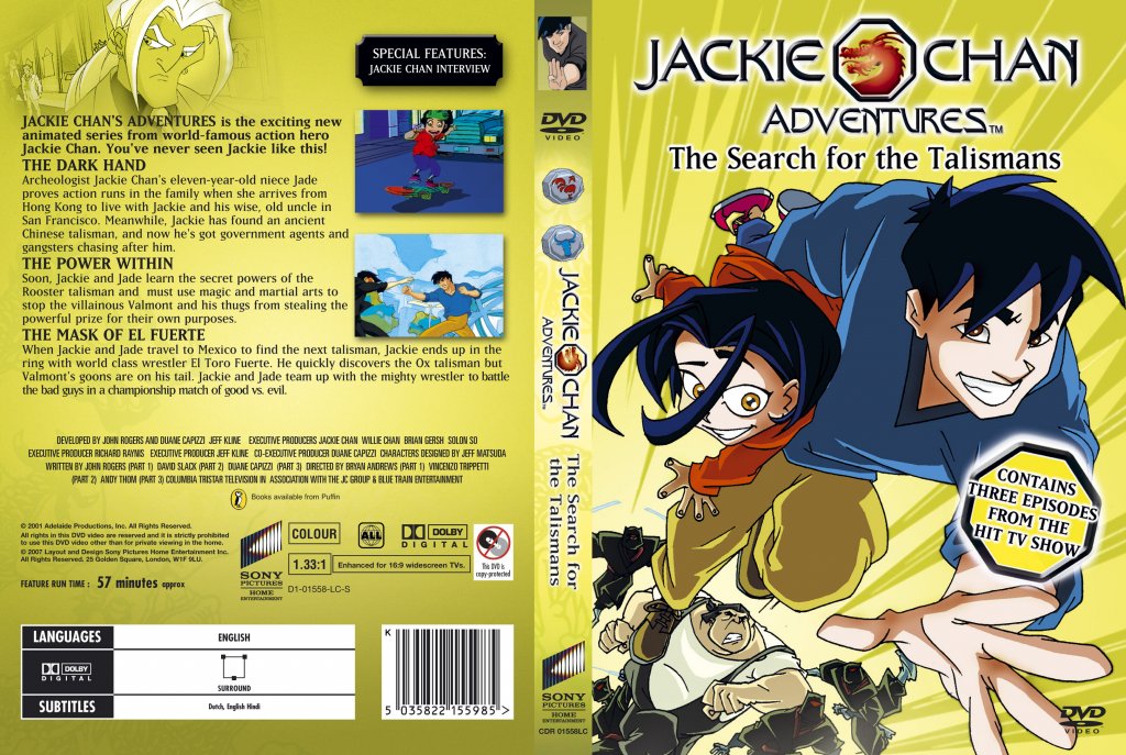 Jackie Chan Adventures Vol 1 001 | DVD Covers | Cover Century | Over   Album Art covers for free