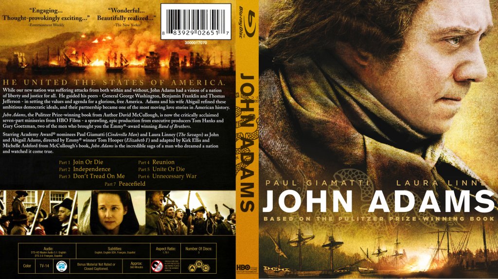 John Adams English Bluray f | DVD Covers | Cover Century | Over