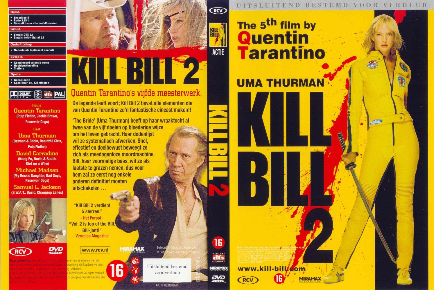 Kill Bill 2 DVD NL | DVD Covers | Cover Century | Over 1.000.000 Album ...