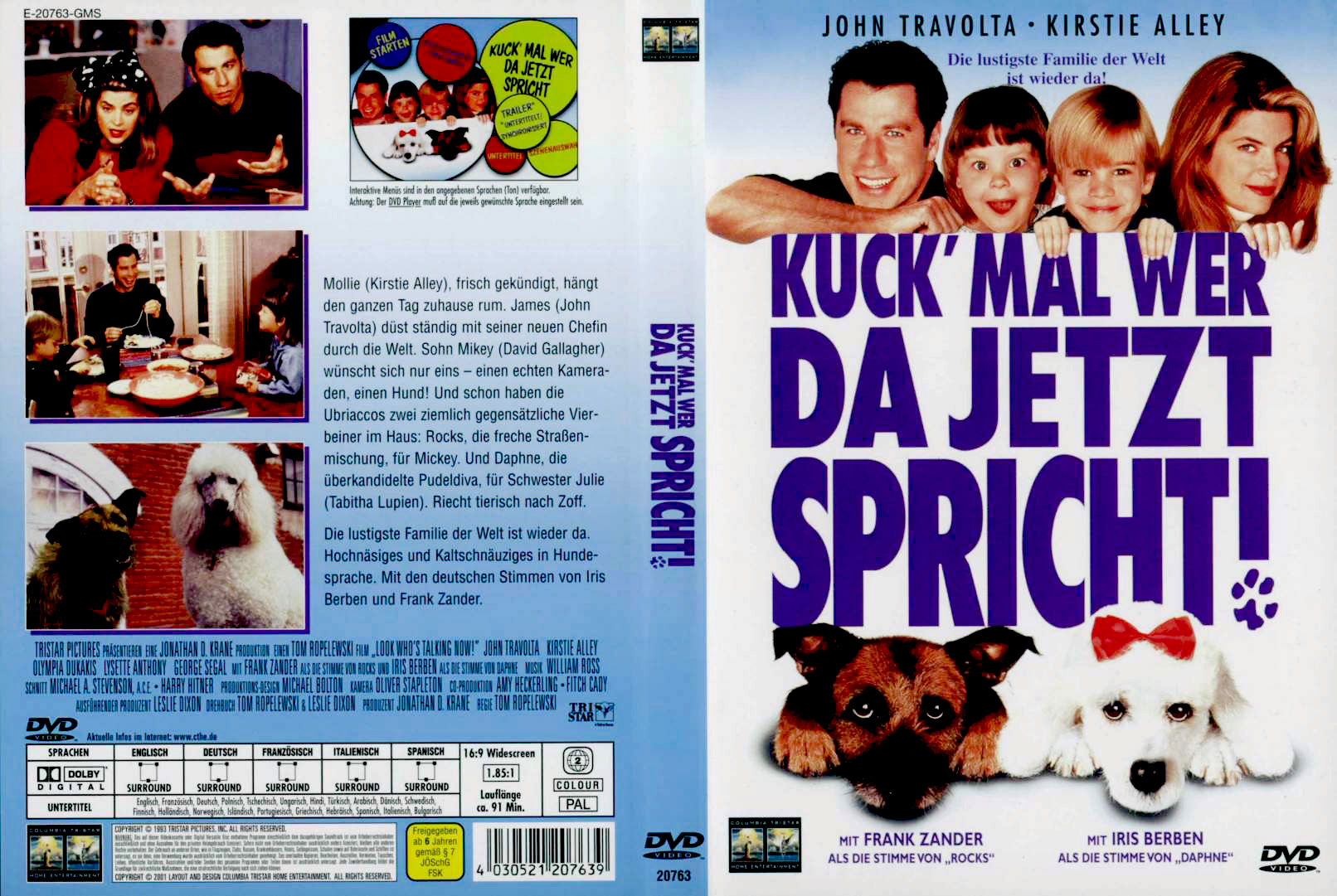 DVD "Kuck' Mal Wer Da Jetzt Spricht" - Familienkomödie Mit Iris Berben & Frank Zander | Lustiger Film Für Zuhause