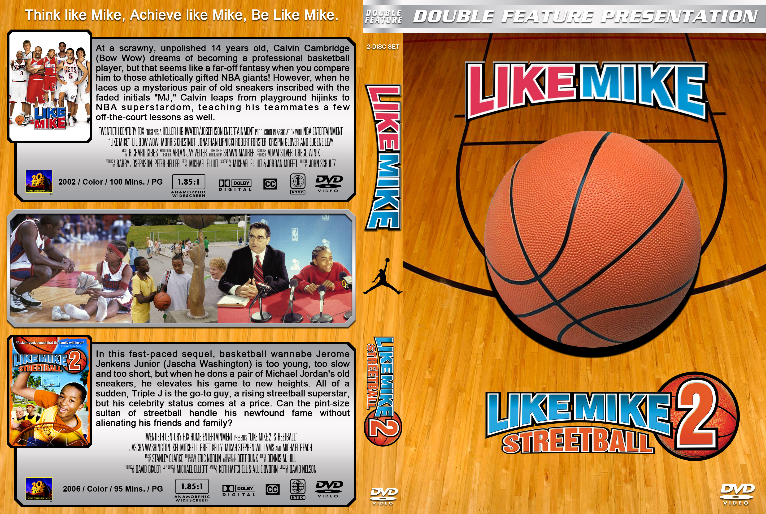 Like Mike double version1 | DVD Covers | Cover Century | Over 1.000.000  Album Art covers for free