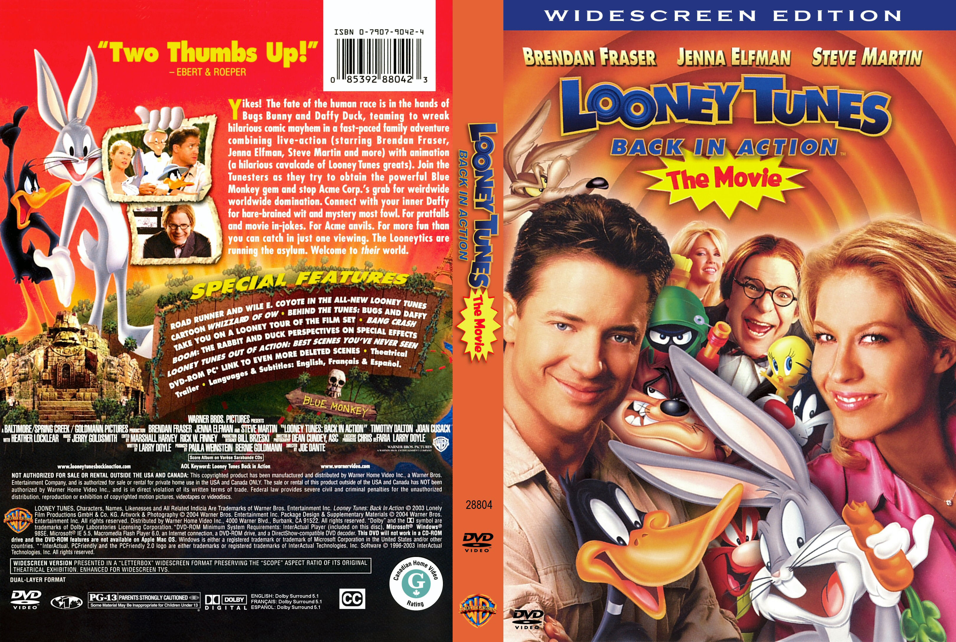 Looney Tunes Back In Action 2003 Dvd Covers Cover Century