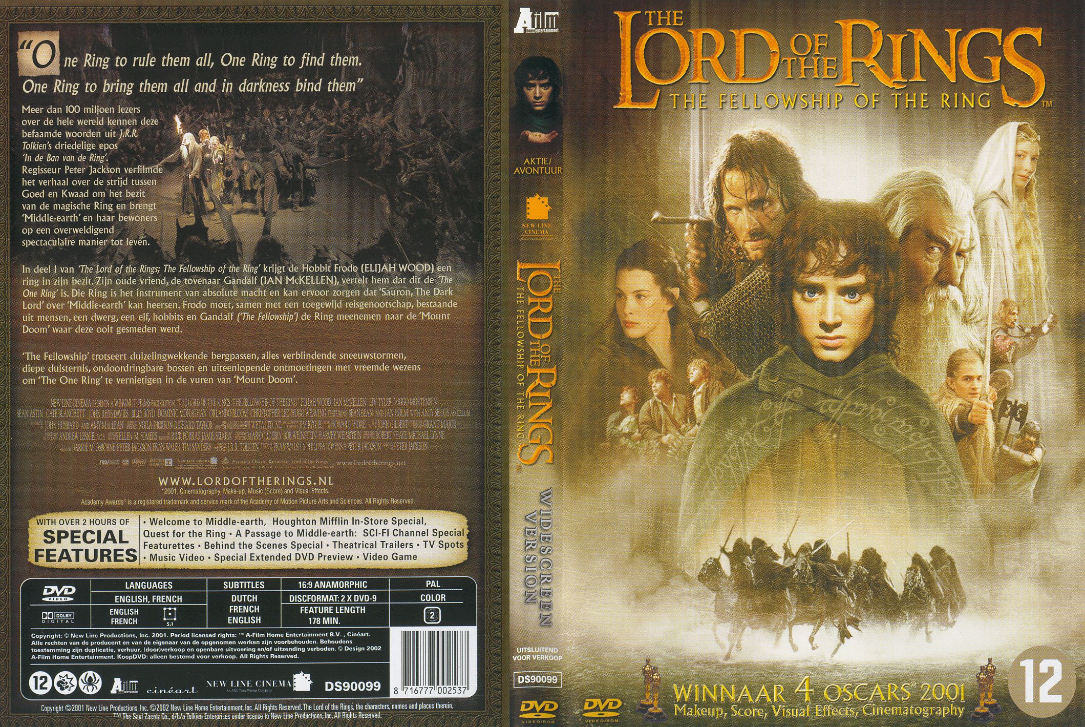 Lord Of The Rings The Fellowship Of The Ring Pal Misc Dvd2 Dvd Covers Cover Century Over 500 000 Album Art Covers For Free
