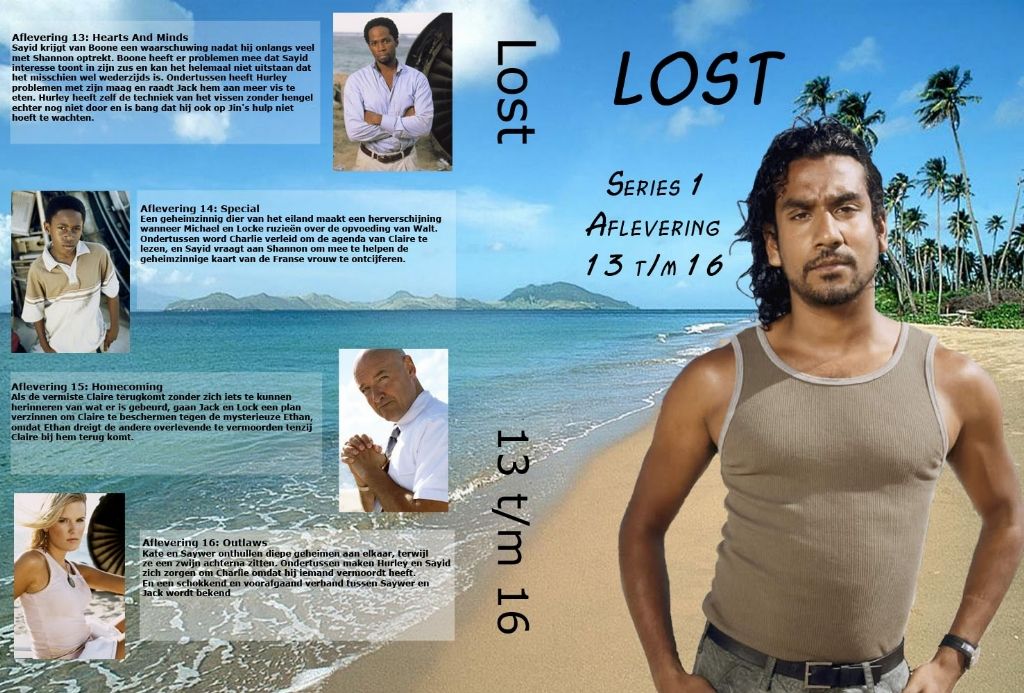 Lost Season 1 Ep. 13 16 DVD NL CUSTOM | DVD Covers | Cover Century ...