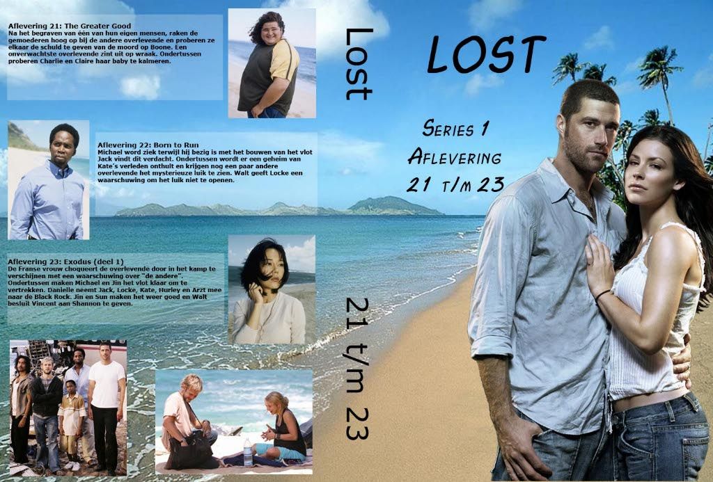 Lost Season 1 Ep. 21 23 DVD NL CUSTOM | DVD Covers | Cover Century ...