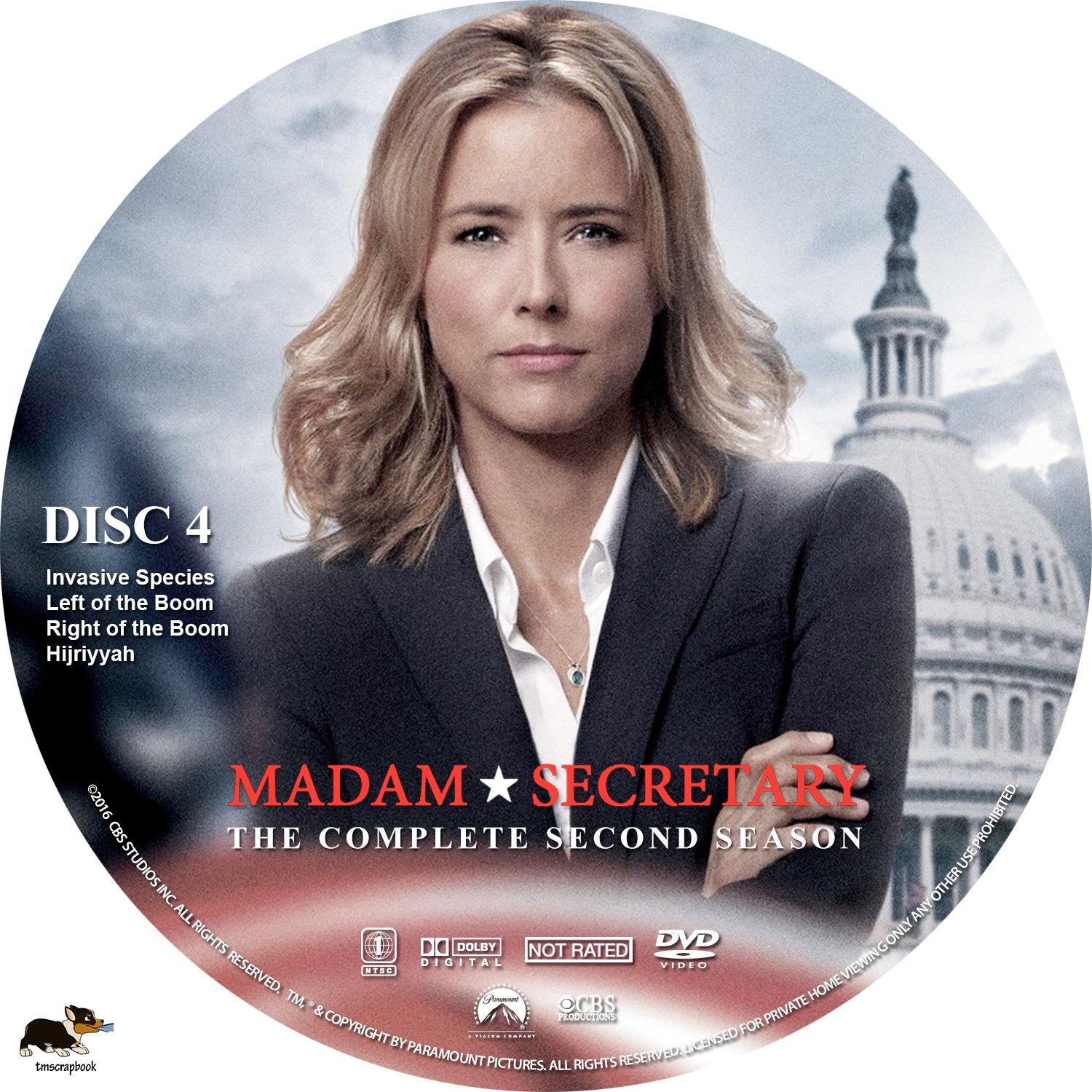Madam Secretary Season 2 2016 Cover labels 2