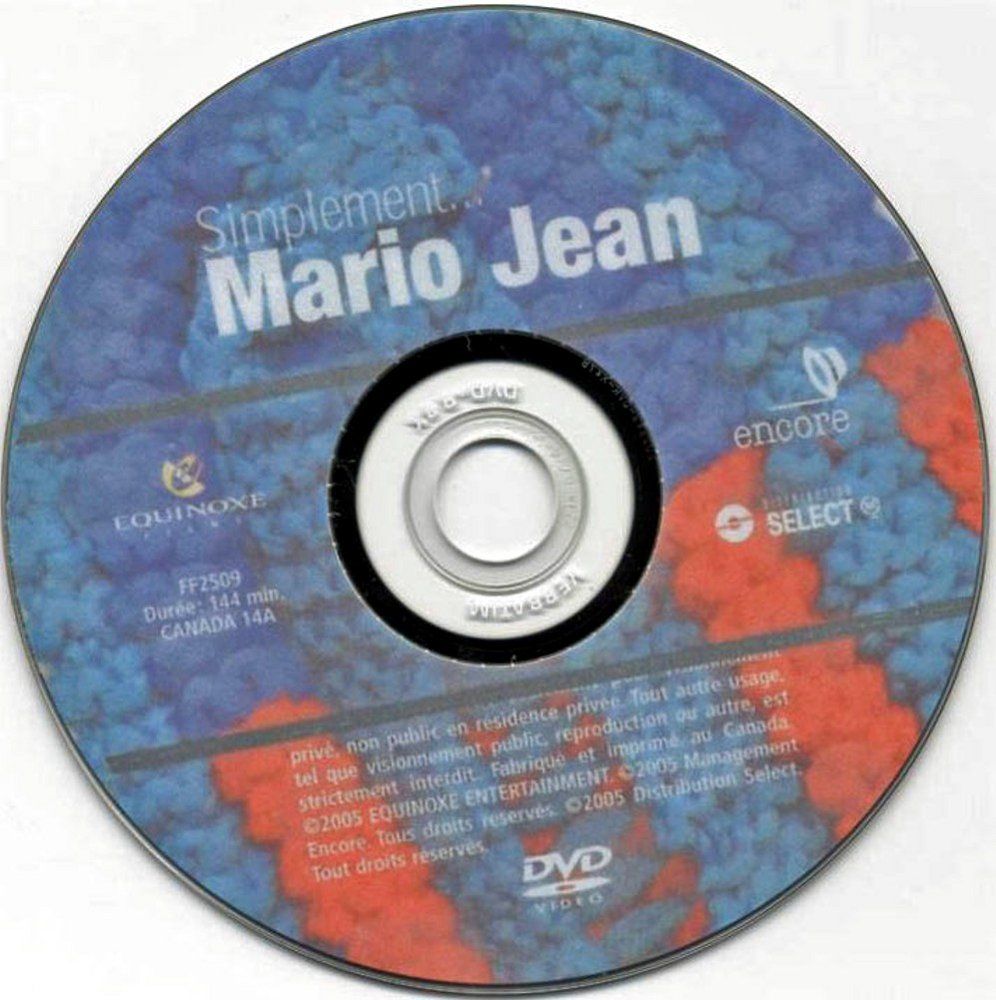 Mario Jean Simplement DVD CD
