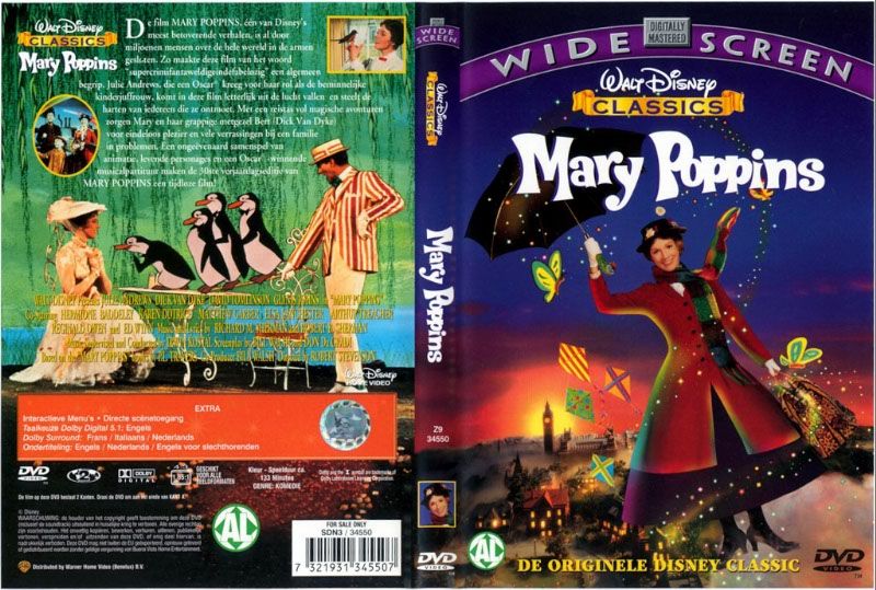 Mary Poppins Wide Screen DVD NL