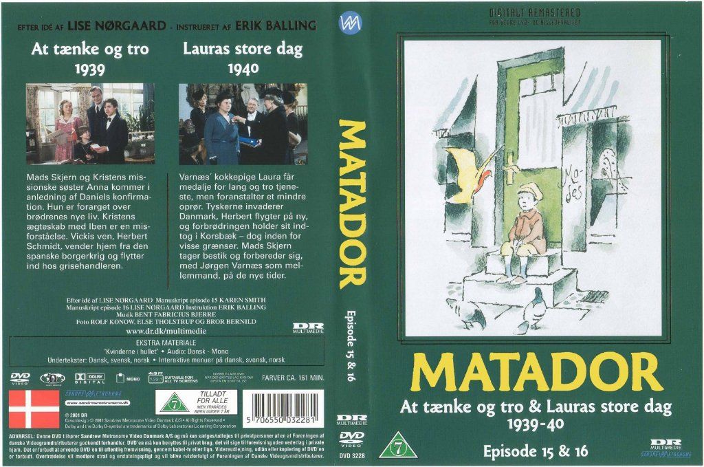 Matador Eps. 15 16 DVD DK