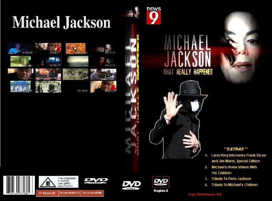 Michael Jackson What Really Happened DVD US CUSTOM