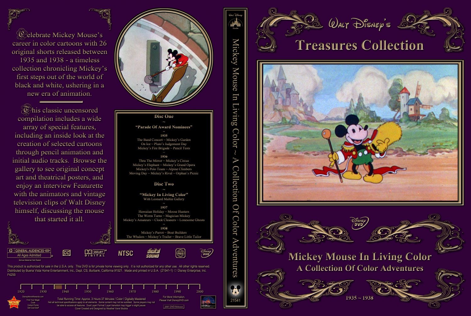 Mickey Mouse In Living Color Volume One | DVD Covers | Cover Century ...