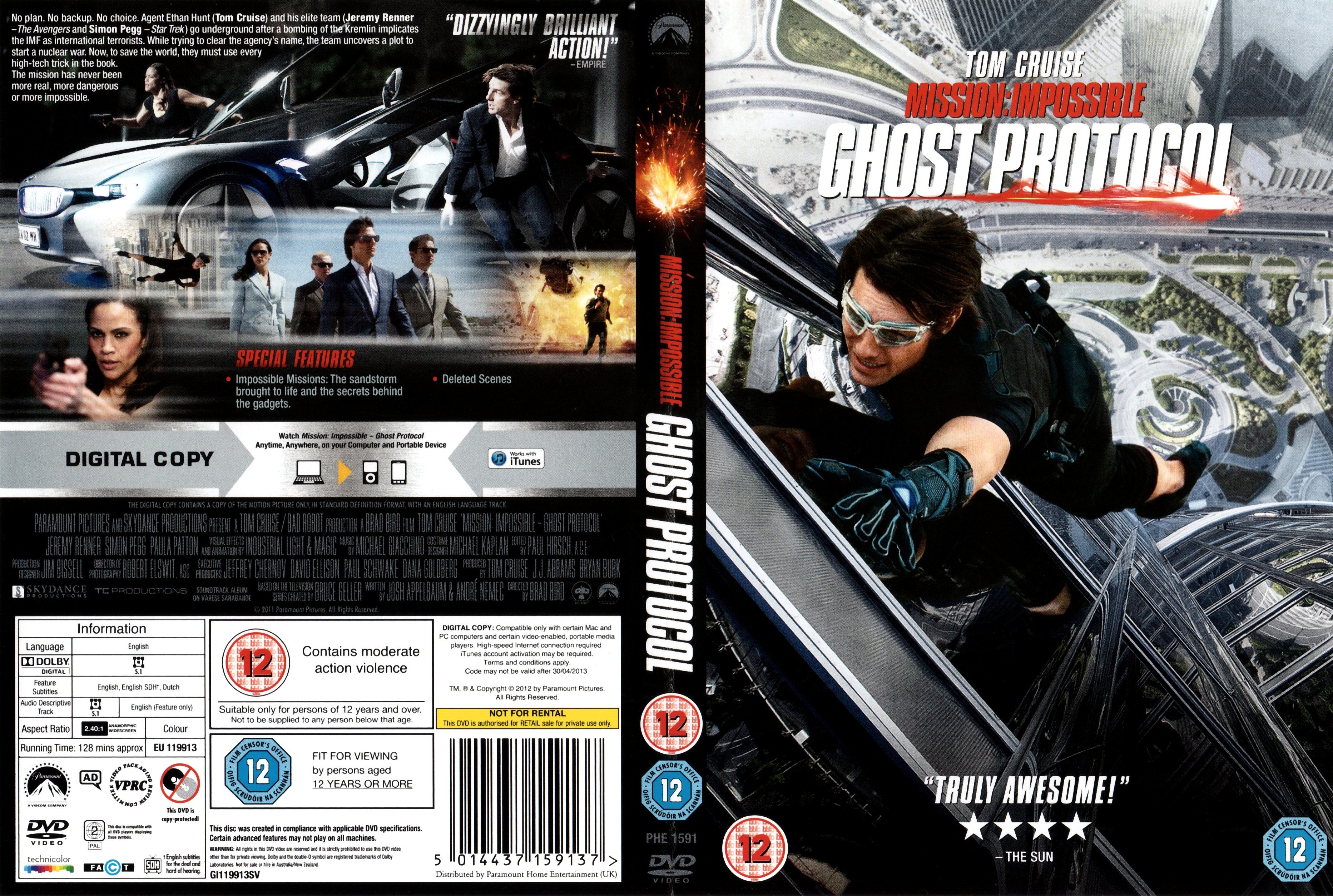 Mission Impossible Ghost Protocol 2011 R2