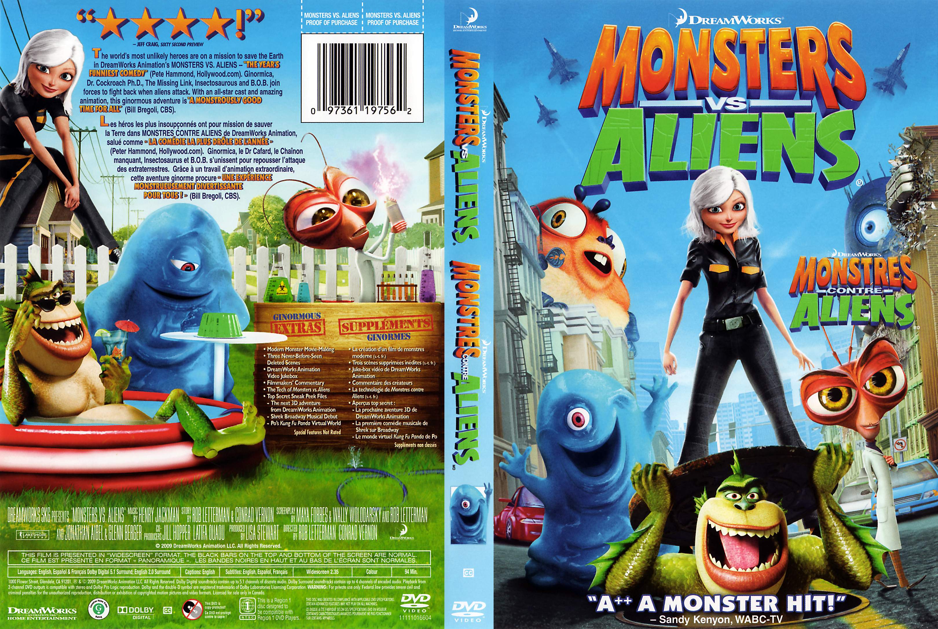 Monsters VS Aliens.