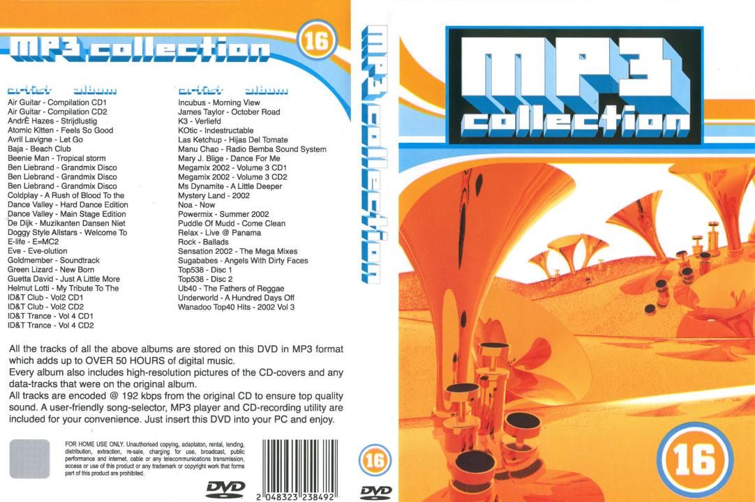 Mp3 Collection Vol. 16 DVD