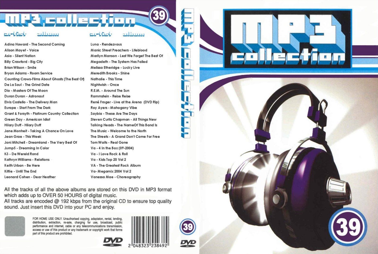 Mp3 Collection Vol 39 Dvd Dvd Covers Cover Century Over 500 000 Album Art Covers For Free
