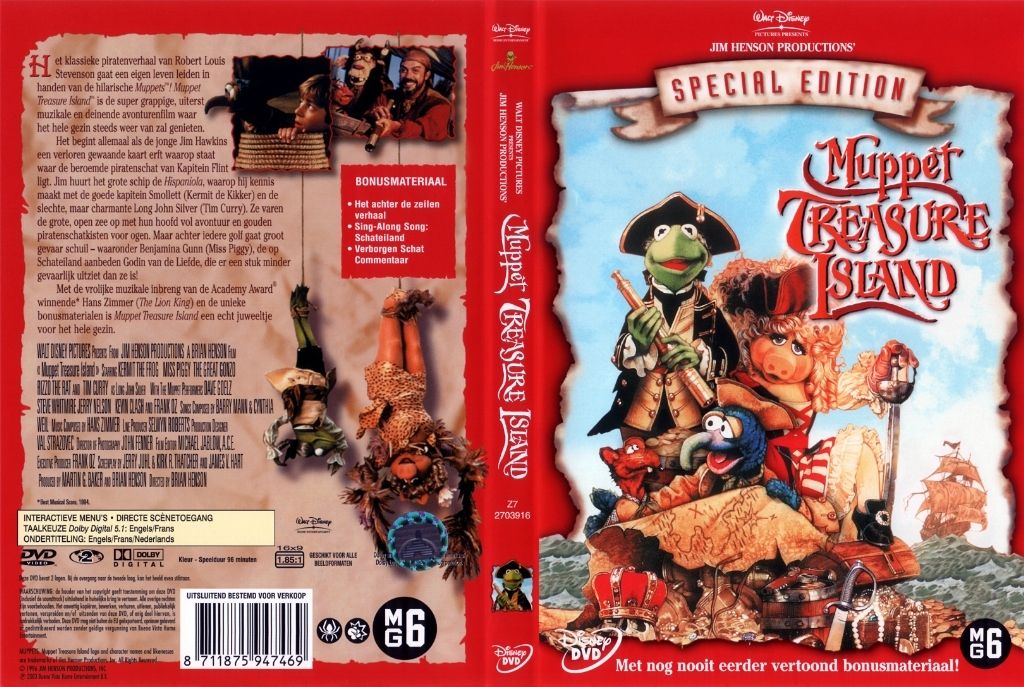 Muppet Treasure Island DVD NL