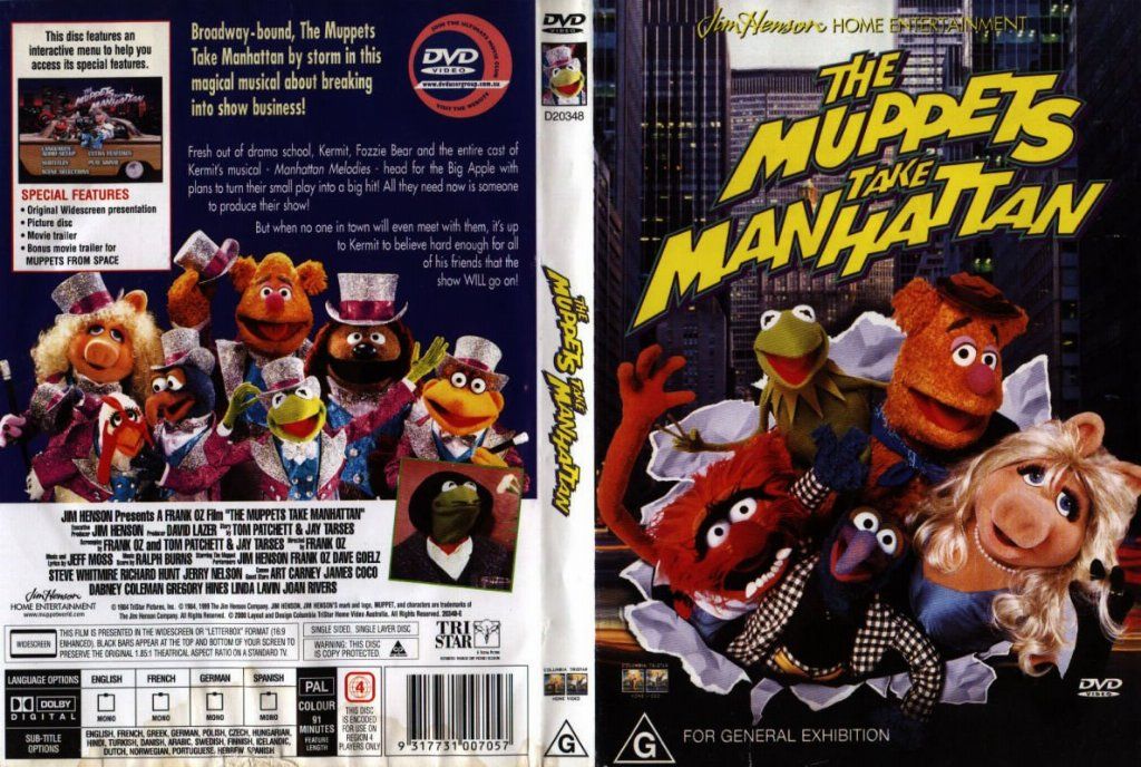 Muppets Take Manhatan DVD US