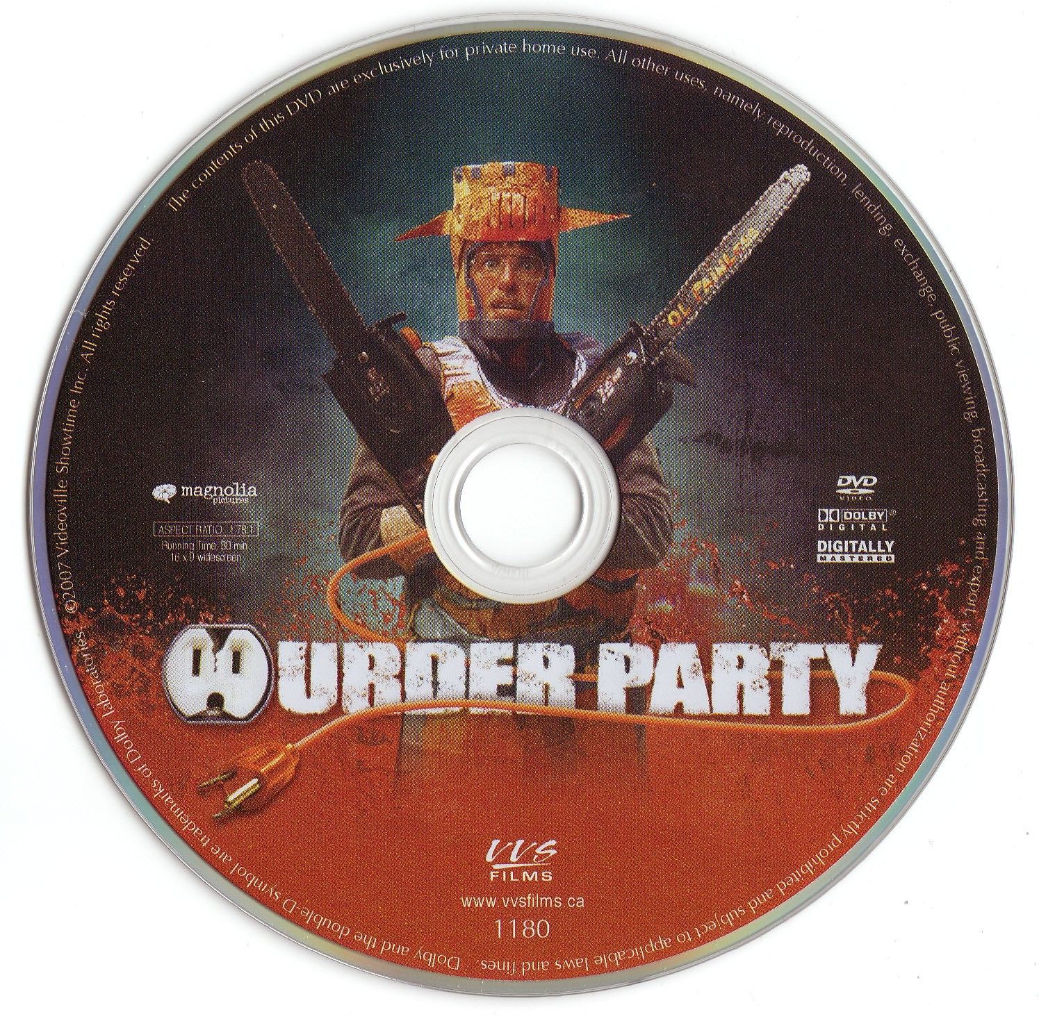 Murder Party DVD CD