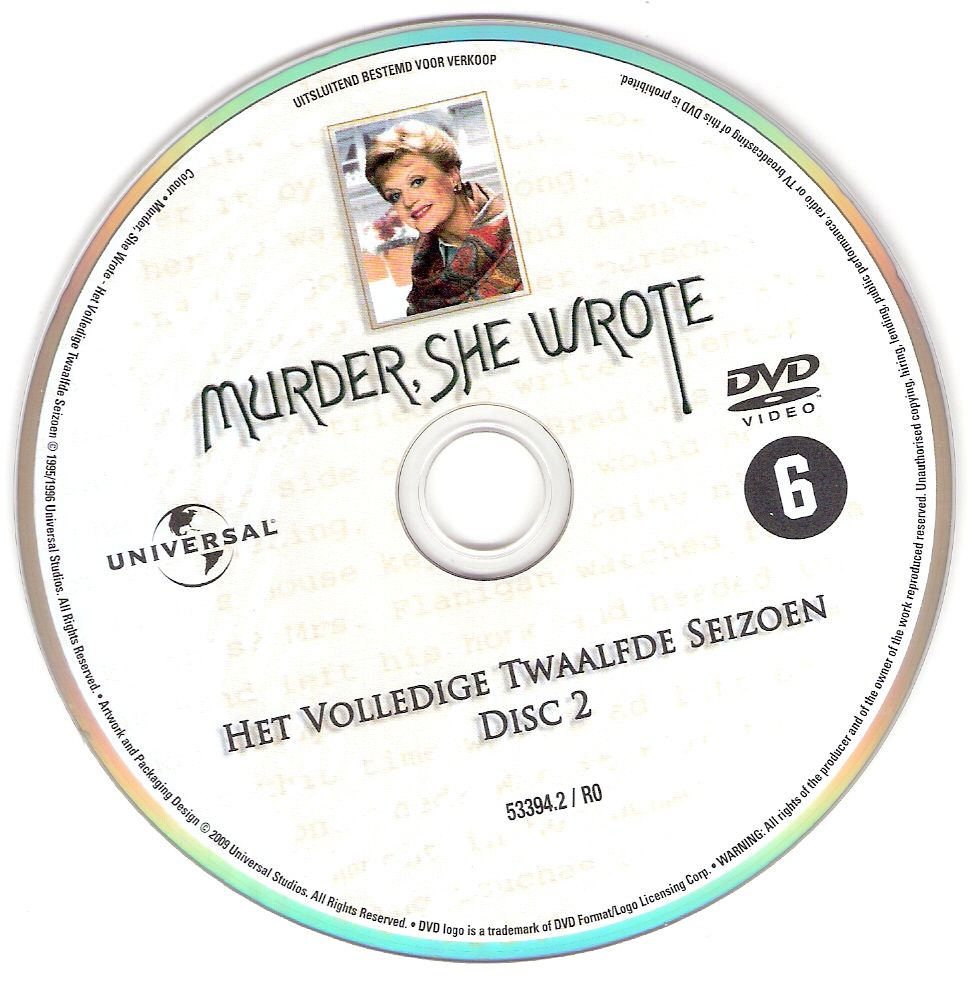 Murder She Wrote Season 12 DVD CD2