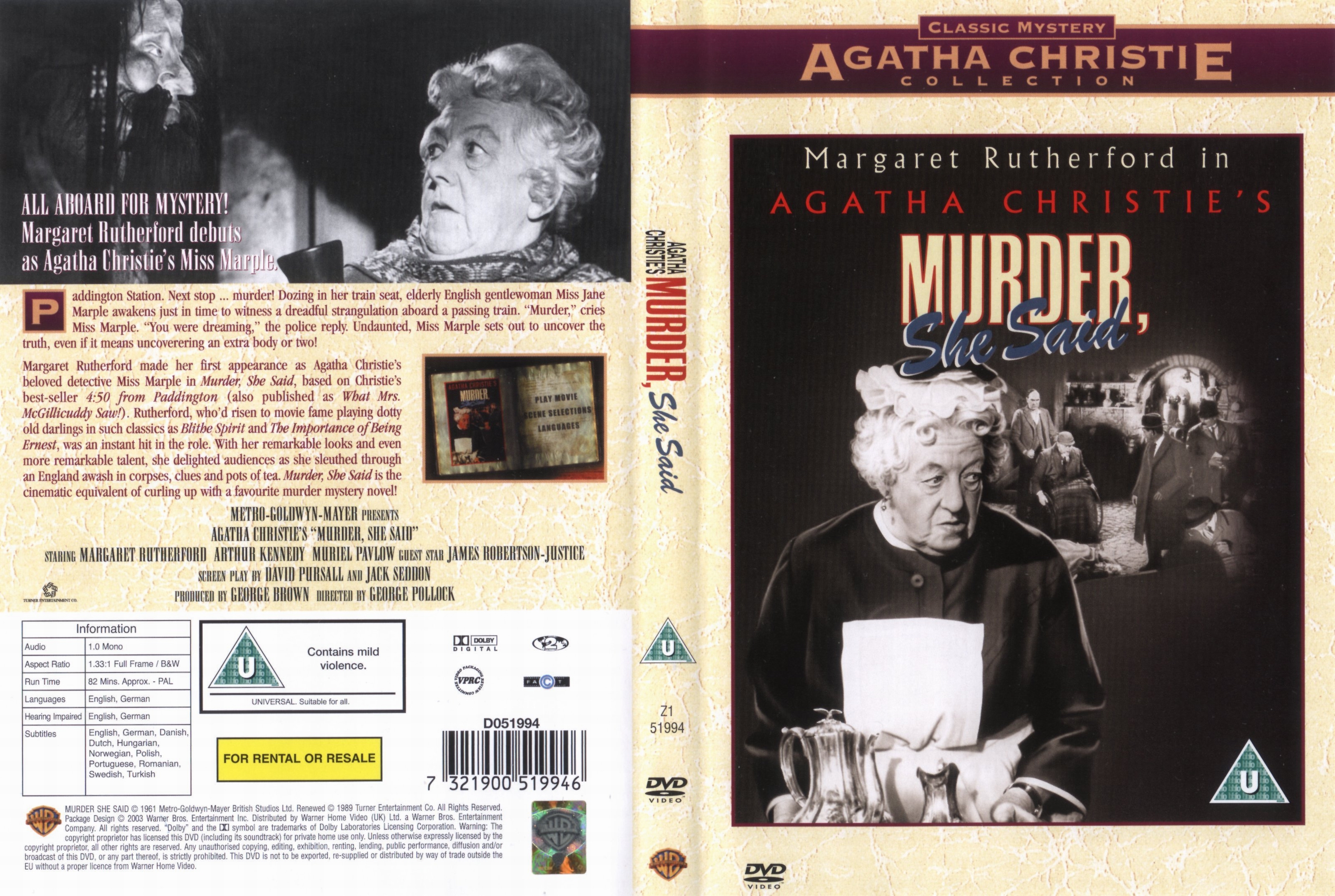 Murder She Said Agatha Christie 