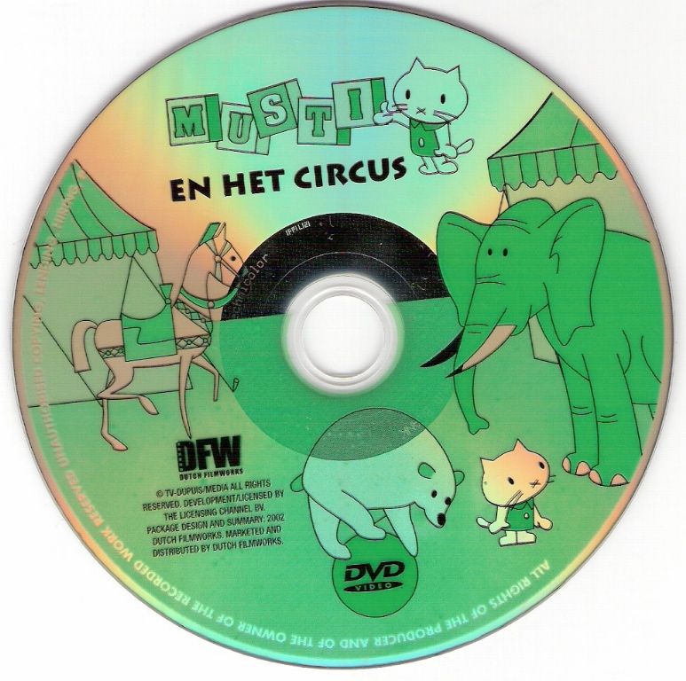 Musti En Het Circus DVD CD