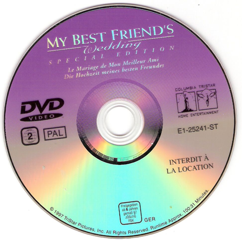 My Best Friends Wedding DVD CD