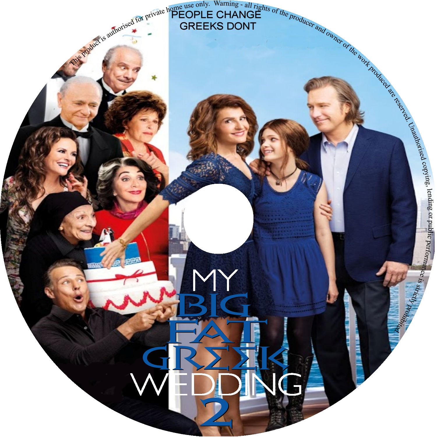 My Big Fat Greek Wedding 2 2016 R0 Cover label | DVD Covers | Cover My Big Fat Greek Wedding 2 2016 R0 Cover label | DVD Covers | Cover