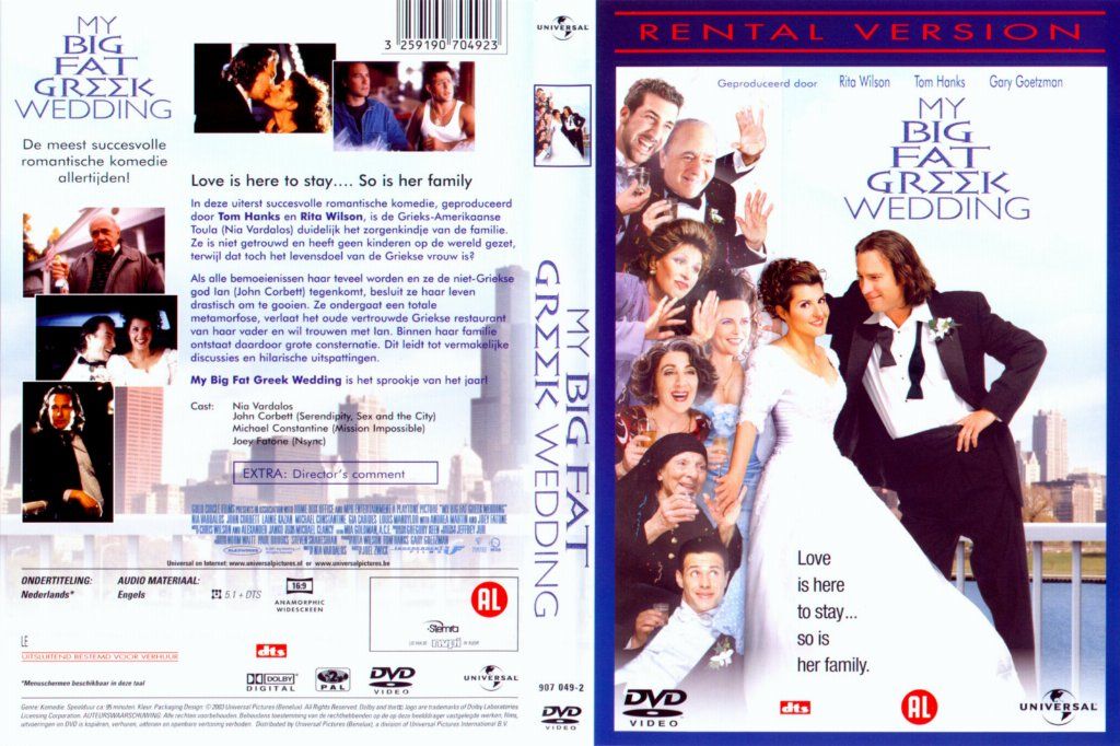 My Big Fat Greek Wedding DVD NL
