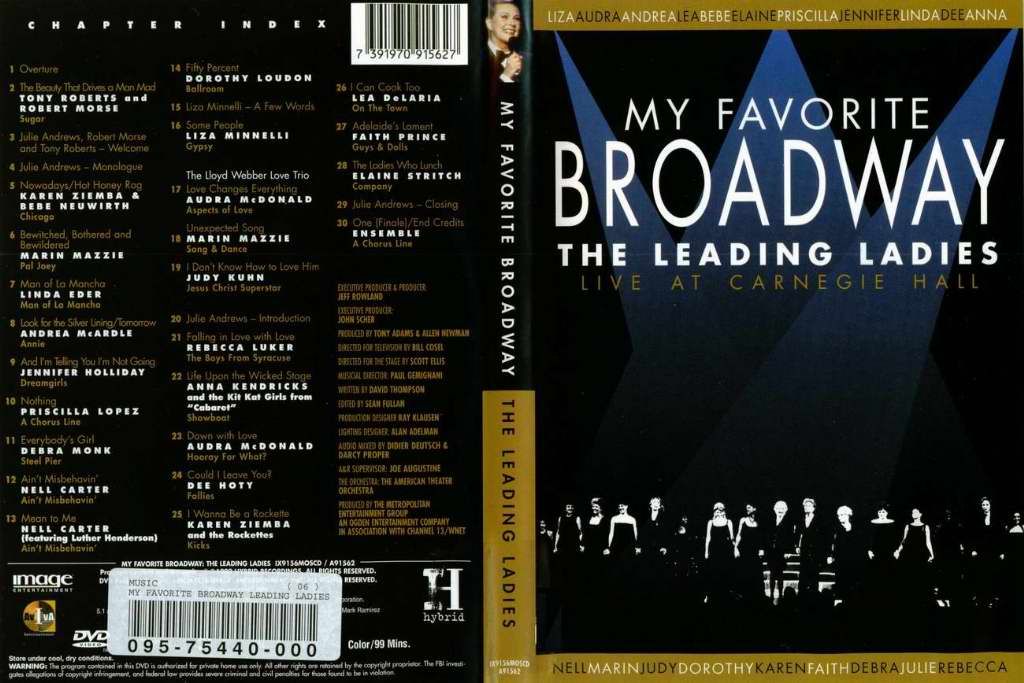 My Favorite Broadway The Leading Ladies DVD NL