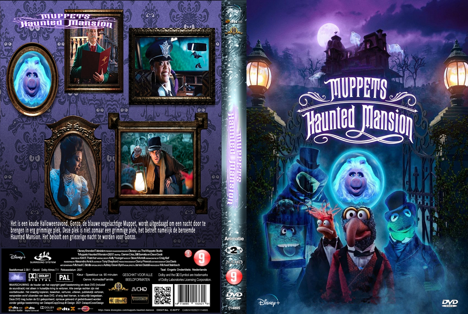 muppets haunted mansion (2021) DVD Cover DVD Covers Cover Century Over 1.000.000 Album Art