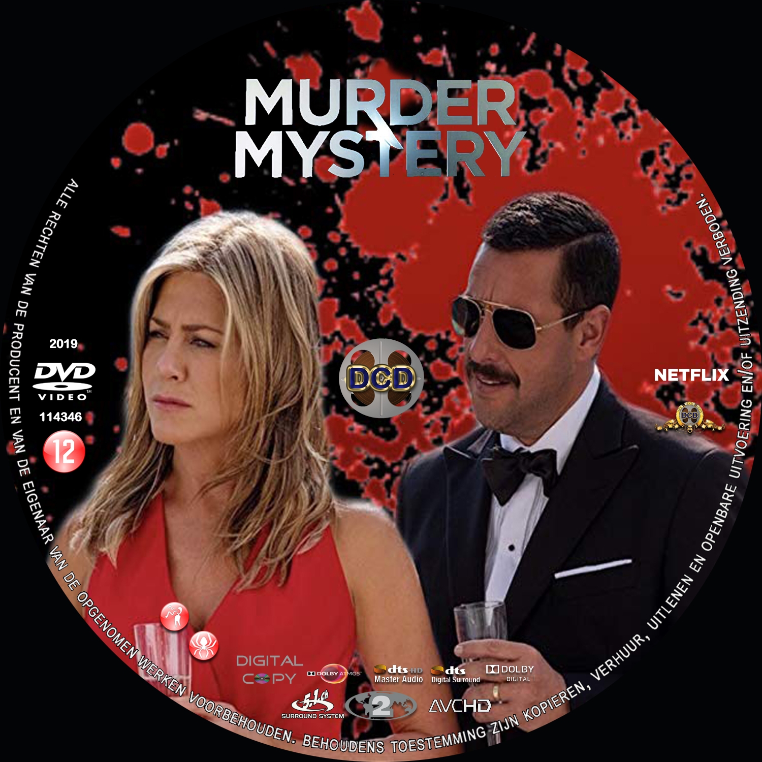murder mystery (2019) DVD Cover CD