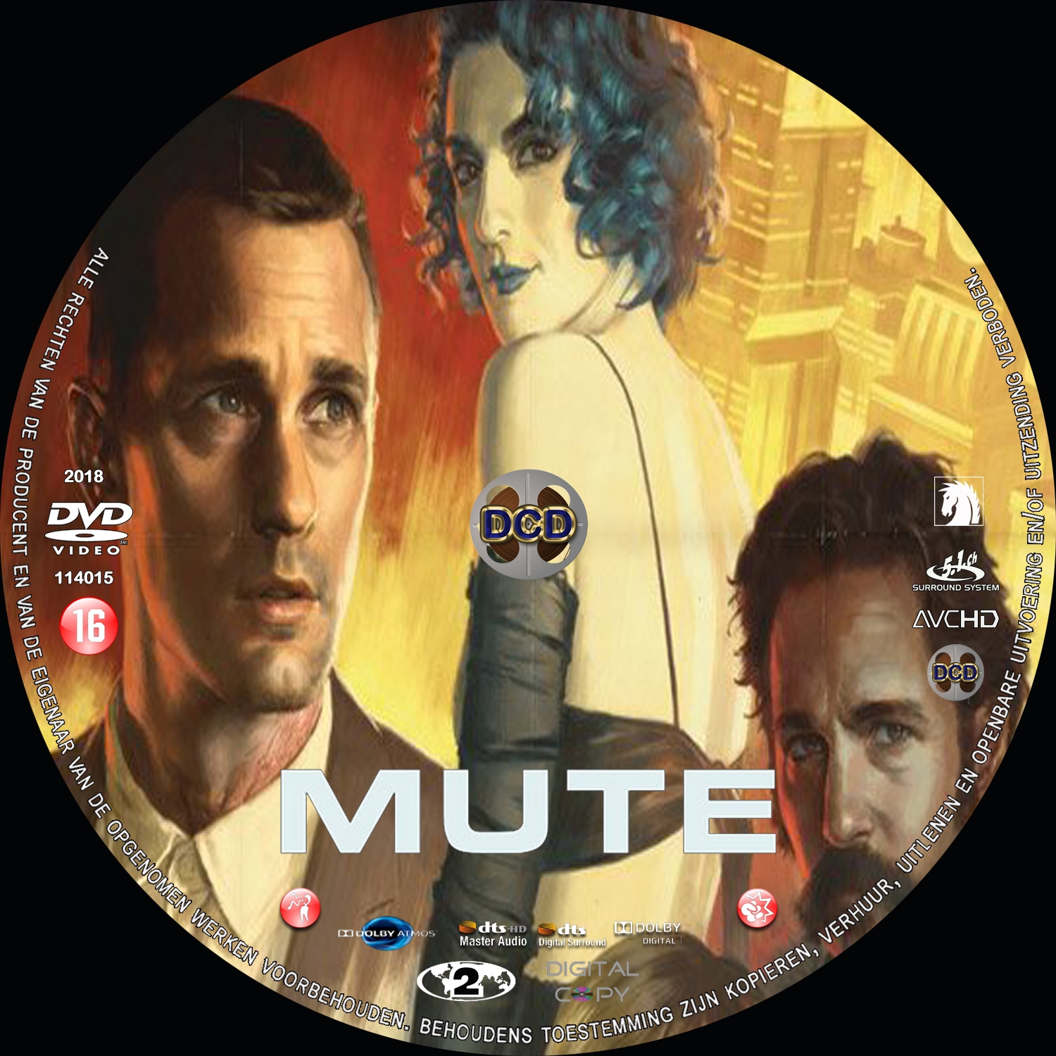 mute (2018) DVD Cover CD