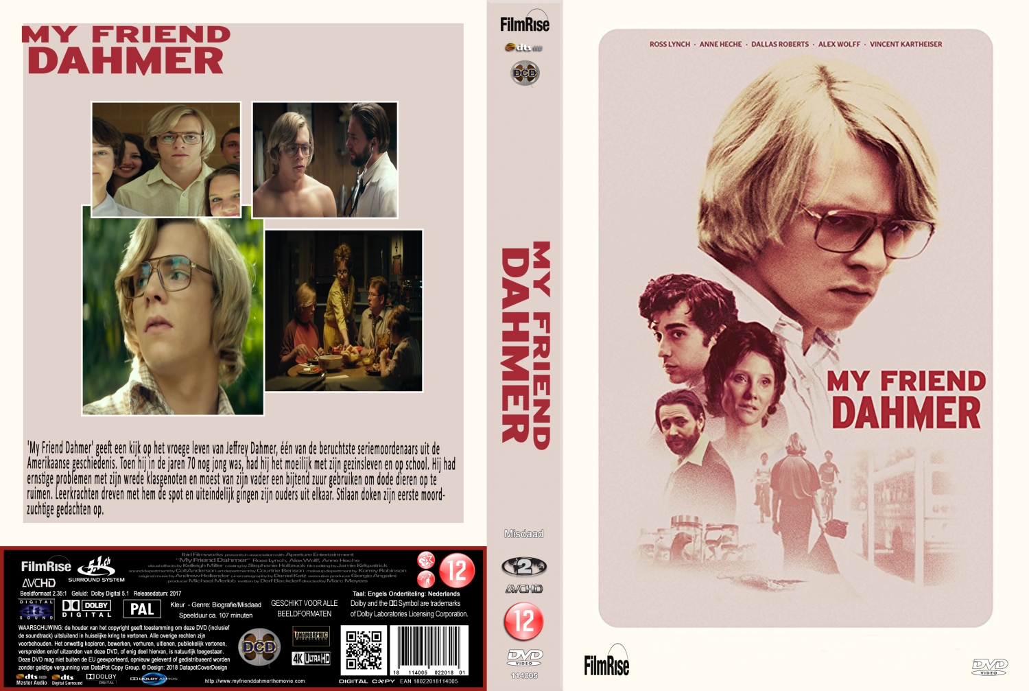 my friend dahmer  (2017) DVD Cover