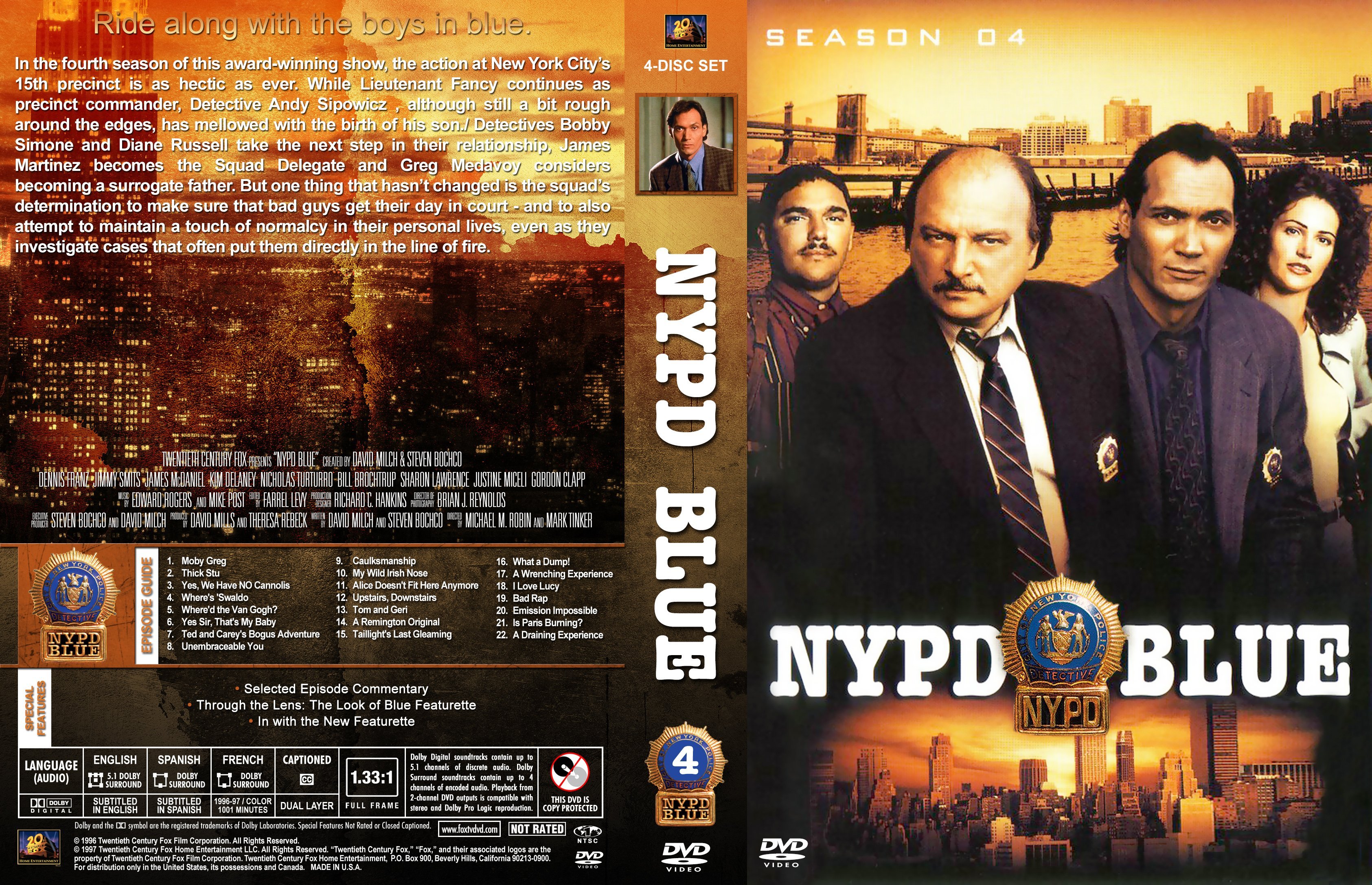NYPD Blue Season 4 1996 R1 Covers 1 DVD Covers Cover Century Over nypd-blue-season-4-1996-r1-covers-1-dvd-covers-cover-century-over