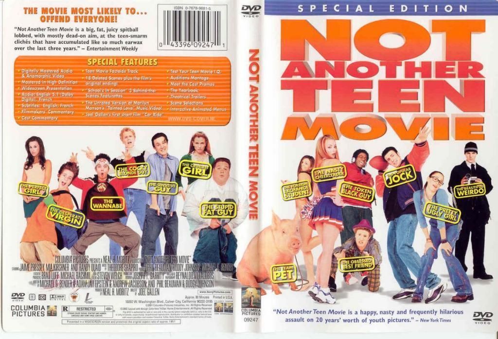 Image result for Not Another Teenage Movie dvd cover