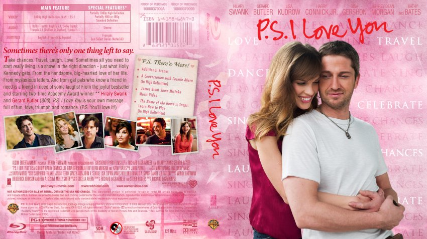 PS I Love You Blu Ray Cover